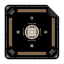 Mahjong Table Mat Non Slip Rubber Backing Soft Surface Square Game Tabletop Cover for Indoor Board Games Activities S juoda