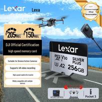 Lexar SILVER PLUS 256GB V30 A2 microSD Card