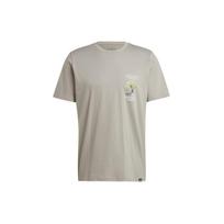 adidas Growth Graphic Tee Silver Pebble Men Streetwear IS1038 L
