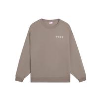 Li-Ning Vital Essential Logo Embroidered Crew Neck Sweatshirt Unisex Tops Clay-Brown AWDSC99-5 XXL