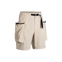 Under Armour Urban Outdoor Series Logo Patch Casual Loose Cargo Shorts Men Bottoms Beige 1387985-280 L