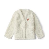 Vans V Neck Velvet Jacket With Dragon Zodiac Pattern Women Outerwear Off-White VN000GPDFS8 S