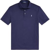 Polo Ralph Lauren Solid Logo Pony Embroidered Pullover Short Sleeve Polo Shirt Men tops Blue 710660637-006 XL