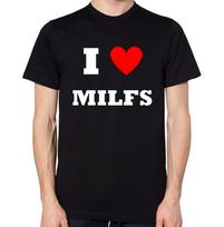 I Love Milfs T-Shirt Mens Womens Unisex Hot Mums Mother I'd Like To F*ck Top 2XL