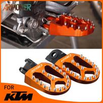 Motorcycle Accessories For KTM 1290 SUPER ADVENTURE/R/S/T 1290 SUPER ADV/R/S/T Foot Pegs Pedals Foot Rests 2015 2016 1290 LOGO Black