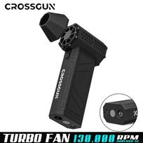 Crossgun Jet Turbo King Kong Jetfan Strong Portable Fan With LED Lighting Dust Elimination For Computer Hurricane Storm X3 juoda