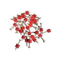 27/32mm didelės galvutės plieniniai ir cementiniai kabinamieji vinys sienoms, namų tobulinimo furnitūra, tinkami vinimo pistoletui 22# Hardened Shot Nails 2.0cm 100 pcs/box