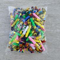 10-100pcs Dragon Mouth Blowing Whistle Long Nose Blowing Rolls Trick  Trick Party Props 6.5cm Paper Blowing Rolls Mixed Colors 10pcs
