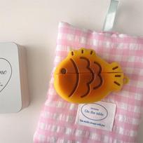 Fashionable Versatile Creative Cartoon Pattern Sea Bream Burning Wireless Bluetooth Earphone Case Soft Shell Suitable Airport For Airpods 1 2