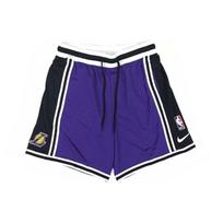 Nike Los Angeles Lakers Breathable Mid-Rise Basketball Shorts with Drawstring Men Bottoms Blue DB0660-504 L