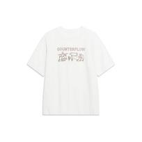 Li-Ning CF Trace Series Tian Gong Kai Wu Round Neck Short Sleeve T-Shirt Unisex Tops White AHST605-1 XXL