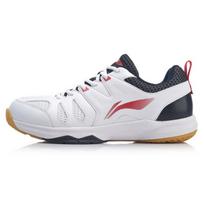 Li-Ning Vortex V2 Color Block Shock Absorption Non-Slip Support Lightweight Low-Top Badminton Shoes Unisex sneaker White AYTP029-3 41