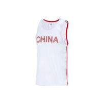 Under Armour Mens Training Series China 3x3 Replica Logo Solid Color Letter Training Breathable Round Neck Basketball Jersey Men jersey 1364595-014 XXXL