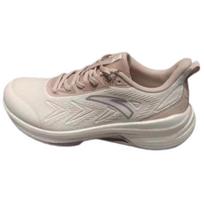Anta Creative 4.0 Shock Absorbing Breathable Rebound Low Top Sprinting Running Shoes Women sneaker White Gray 122415591-4 35.5