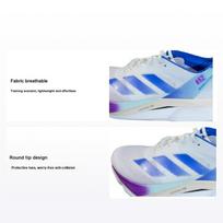 Adidas Adizero Boston 12 Hong Kong Marathon Unisex Sneakers White Footwear-White Cobalt-Blue JR5859 47⅓