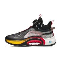 Anta Kids Fabric Non-Slip Shock Absorbing Wear-Resistant Mid-Top Basketball Shoes Kids basketball shoes Black 312411109-7 38