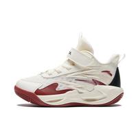 Anta Kids Wind Tunnel Double Layer Comfortable Non-Slip Low-Top Basketball Shoes Kids sneakers White Red Black A312429901-4 31