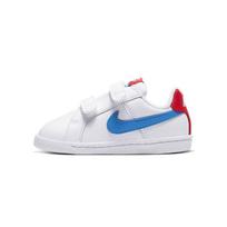 Nike Klasikiniai universalūs neslystantys patvarūs žemi vaikščiojimo batai Kūdikių batai Balti Mėlyni Raudoni 833537-109 23.5 white
