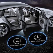 LED Automobilio Durų Pasitikimo Žibintai Lazerinis Projektorius Belaidis Automobilio HD Mandagumo Lempa Mercedes-Benz AMG C500 C200 C300 A B C E GLA CLA GLK GL ML GLE W204 W205 benz black