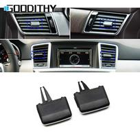 Priekinė/Galinė oro išleidimo grotelių skirtuko spaustukas AC ventiliacijos mentelės remonto rinkinys Automobilio priedai Mercedes Benz W166 W292 ML GL GLE GLS Front Left 1PC gray