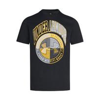 Under Armour Varsity Crest Retro Comfortable Loose Fit Sports Casual Short Sleeve T-Shirt Men tops 6009249-001 S gray