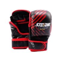 StormCloud Lynx MMA Sparring Gloves Black/Red 7oz M/L