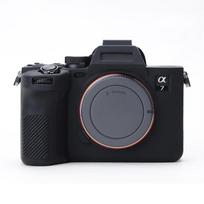 Soft Silicone Protective Case for Sony A7 IV juoda