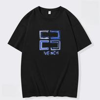 Spring and Summer Fashion Light Luxury High-quality Printed Cotton T-shirt Short Sleeved Women's Fashionable Round Neck Top XXXXL