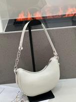 Korean Niche Casual Women's Leather Dumpling Bag: Trendy Underarm, Shoulder & Crossbody Style 21cm Length x 6cm Width x 13cm Height