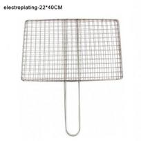 Nerūdijančio plieno galvanizavimo BBQ tinklelis kepsninės kepsninės žuvies spaustukas su rankena