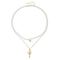 Ballet Inspired Elegant Necklace With Alloy Chain And Artificial Pearls Thoughtful Gift Jewelry 1