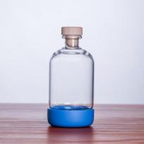 Spalvoti dugniniai sulčių ir vyno mirkymo buteliai naminiam vaisių vynui, barmenių reikmenims, tušti buteliai su unikaliu dizainu alkoholiui 1PCS