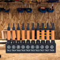 10 PCS Triangle Screwdriver Bits S2 Alloy Steel Triangle Bits Screwdriver Bit TA12 TA14 TA16 TA18 TA20 TA23 TA25 TA27 (x2) TA30 China Mainland