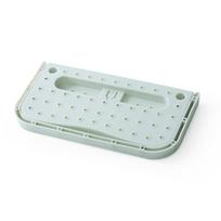 Wall Mounted Shoe Rack for Entryway Space Saving Folding Plastic Shoe Storage Organizer For Bathroom mėlyna