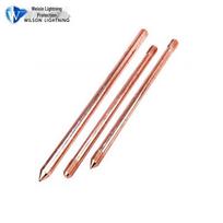 WILSON LIGHTNING Gryno vario įžeminimo strypas 14mm Pure Copper beige