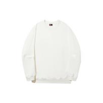 Li Ning Vital Series Solid Color Crew Neck Pullover Sweatshirt Unisex Sweatshirt Off-White AWDT701-3 XXL