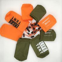 Daugiafunkcis poliesterio laikymo maišas miegmaišiams, palapinėms ir mokymosi reikmenims Orange Small Printed Storage Bag