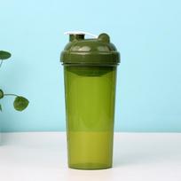700 ml Sportinis Fitneso Puodelis Maišymo Puodelis Pieno Kokteilių Baltymų Miltelių Nešiojamas Maišymo Skalės Virdulys Plaktuvo Puodelis 700ML žalia