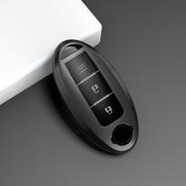 TPU Automobilio Raktų Dėklai Nissan Juke X-trial Qashqai Micra Leaf Note Murano Lafesta 2 Mygtukams Išmanus Nuotolinio Valdymo Pultelis Apsauginis Dangtelis black