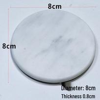 Nordic Marble Insulated Coaster – Round/Square Heat-Proof Cup Holder & Photo Prop.