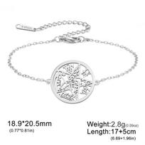 Wicca Witch Knot Bracelet Stainless Steel God Name Tetragrammaton Pentagram Bracelet Solomon Amulet Jewelry Wholesale