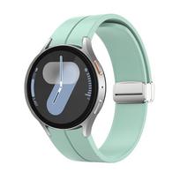 Original Silicone Band For Samsung Galaxy Watch 7 6 5 4 FE 44mm 40mm/5 pro 45mm Magnetic Bracelet watch6 Classic 43mm 47mm strap 6 Classic 43mm 47mm