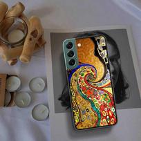 Kiss by Gustav Klimt Desig Phone Case For Samsung A16 A26 A36 A56 Galaxy A02S A12 A52S A13 A23 A33 A53 A54 A34 A24 A14 A22 A32 A Samsung A12 5G orange