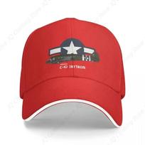 Douglas C47 Skytrain Baseball Cap Rave Hip Hop Luxury Women Unisexs Adjustable