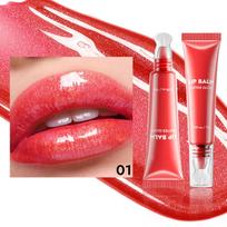 1Pc 10g Glossy Lip Balm | Shiny Finish + All-Day Color Hold | Plumping Lip Oil Texture | Layerable with Lip Glaze or Lipstick One Size