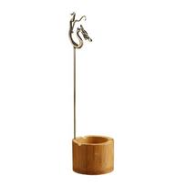 Chinese Dragon Incense Holder Upside Down Bamboo Incense Burner Incense Plate Ash Catcher Buddhism Supplies Home Decor bronza