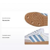 adidas Samba OG J White Ash Blue Kids Sneakers Cloud-White Gum JQ2832 36 brown