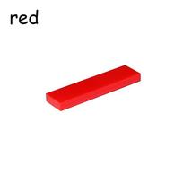 50/200PCS Size 1x4 Bulk Bricks MOC Assemble Particles 2431 Flat Tile Smooth Building Blocks DIY Educational Creative Toys 50pcs raudona