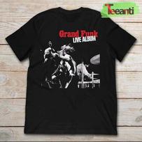 Grand Funk Railroad Live Album Classic T-Shirt Unisex T-Shirt S įvairiaspalvis