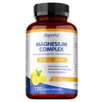 Magnesium Glycine Complex 4-in-1 - 2000 mg per serving, 120 capsules 120